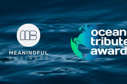 Meaningful Business Award and Ocean Tribute Award logos – celebrating Ocean Material’s global recognition